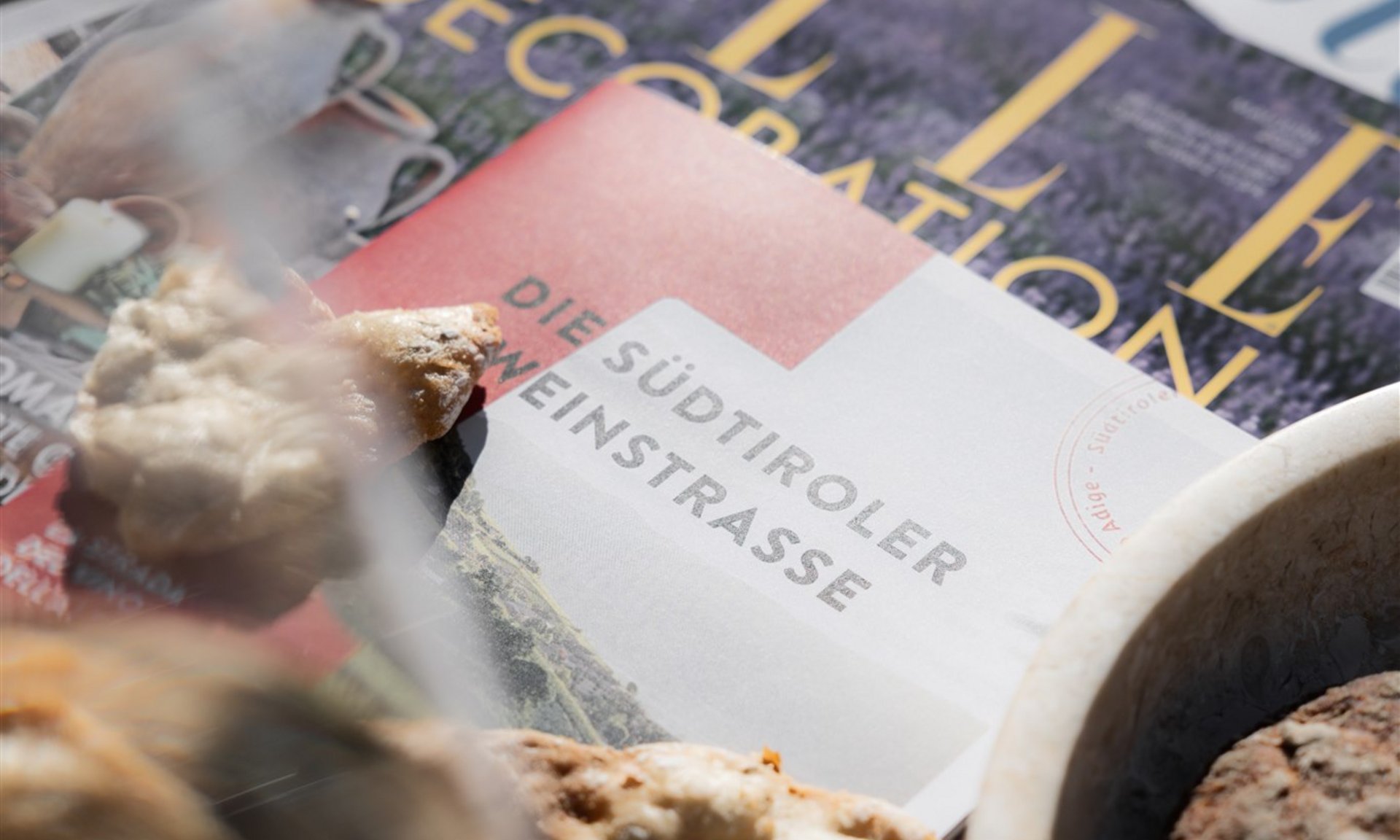 Lingers’ best snapshots Bread pieces and magazines including Elder Decoration and Südtiroler Weinstrasse